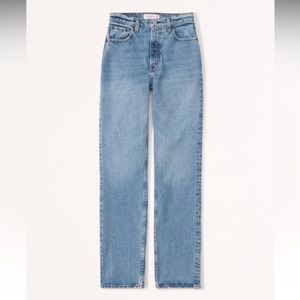 Abercrombie Ultra High Rise 90s Straight Jean